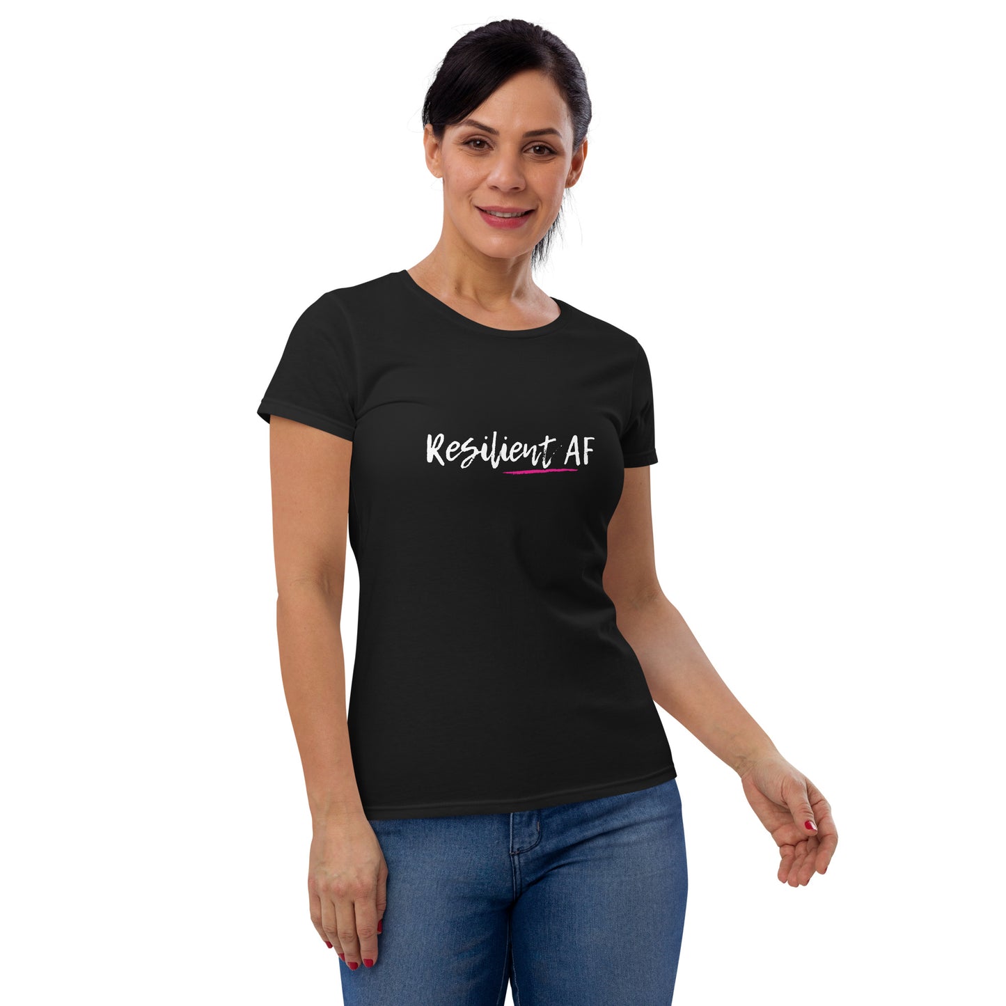 Original Black Resilient AF Tee (Women's)