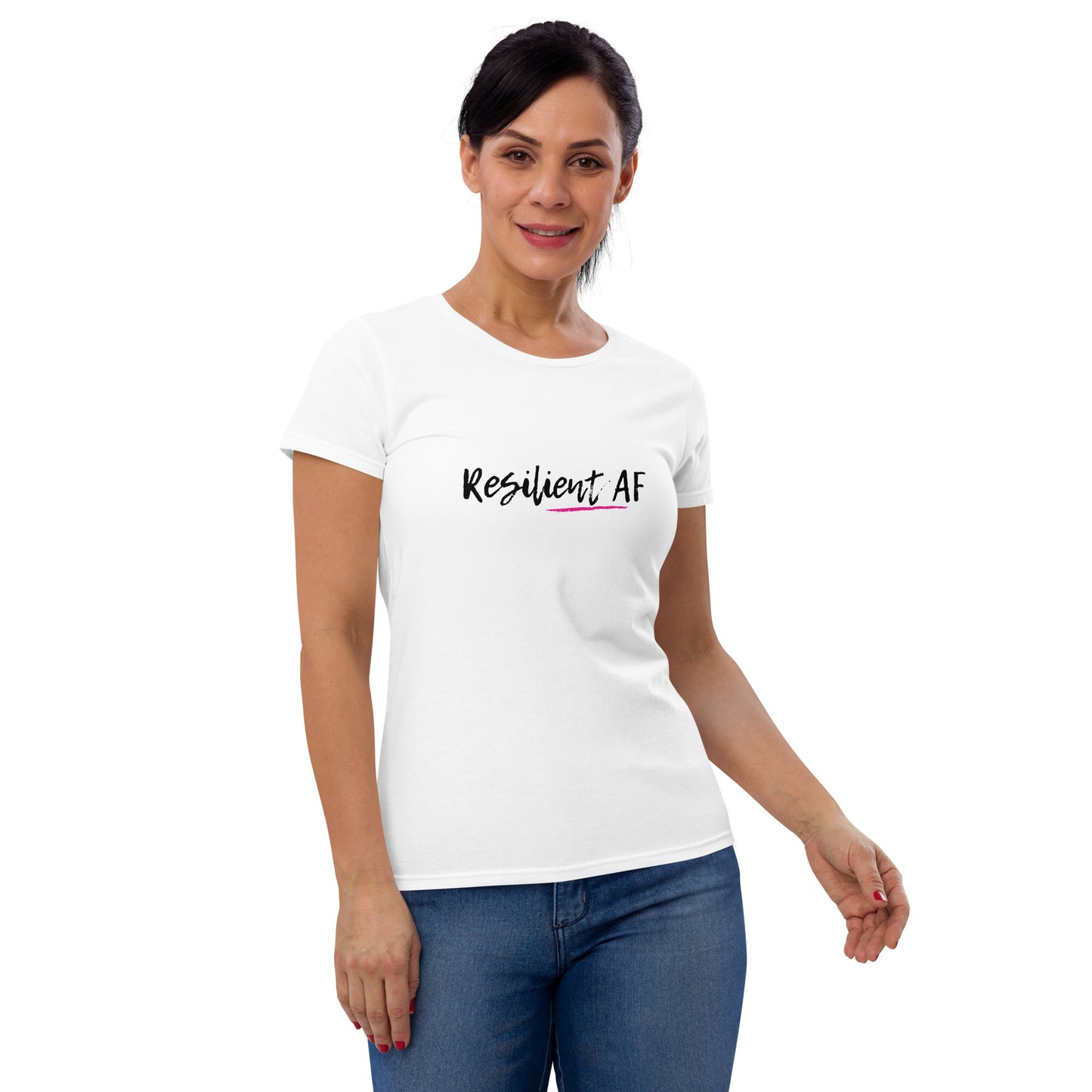 Original White Resilient AF Tee (Women's)